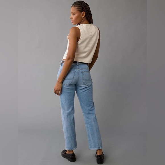 American Eagle Linen-Blend Button Vest Top Beige Size M Style 1383-3500 - Picture 6 of 10